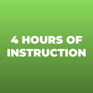4 hours of instruction